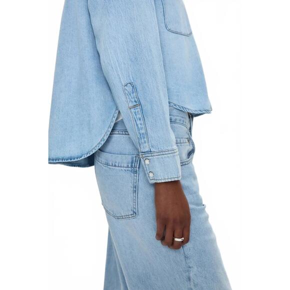 NEW PISTOLA sadie classic workwear shirt in repeat - Picture 7 of 8